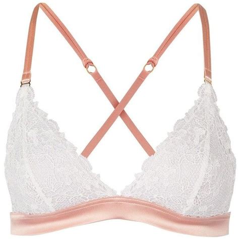 Lace Triangle Bra By Topshop Bride 1210 Dop Liked On Polyvore