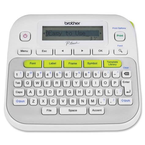 Brother P Touch PT D210 Label Maker Thermal Transfer Monochrome