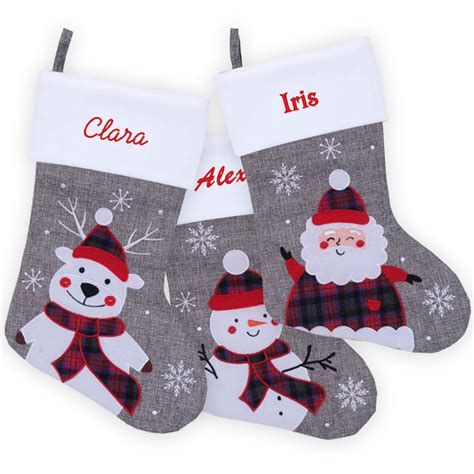 Botas de Navidad personalizadas Calcetines navideños