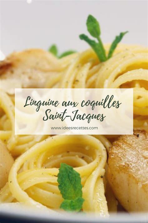 Linguine Aux Coquilles Saint Jacques Recept Linguini Truffelolie