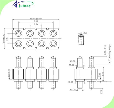 pin connector pitch
