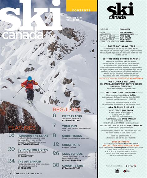 Ski Canada Magazine - Winter 2021 Subscriptions | Pocketmags