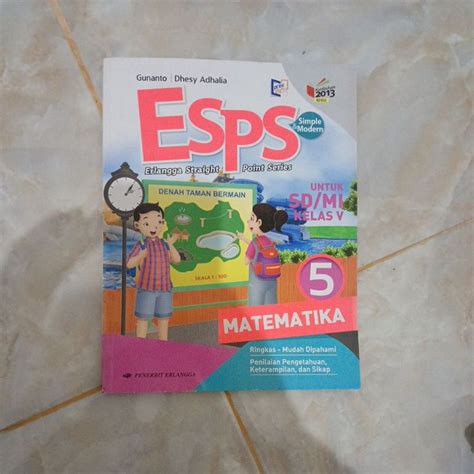 Jual Buku Bekas Original Esps Matematika Kelas Sd Mi Kurikulum