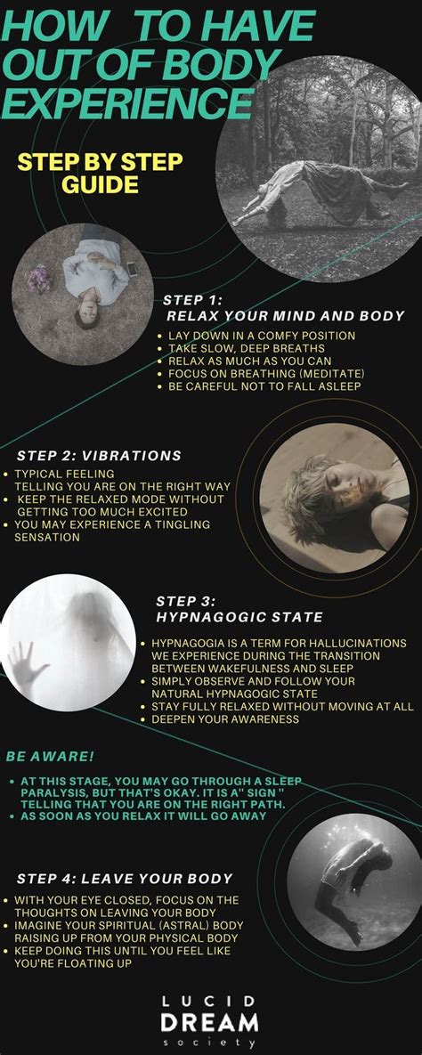 Infographic On How To Have Out Of Body Experience If You Want To Find