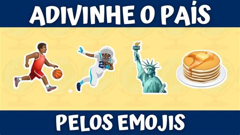 Adivinhe o PAÍS Pelos EMOJIS 15 Desafios de Geografia para testar os