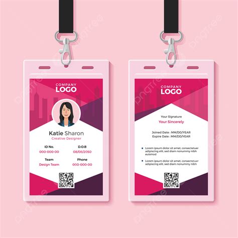 Modern Identity Card Design Template Template Download On Pngtree