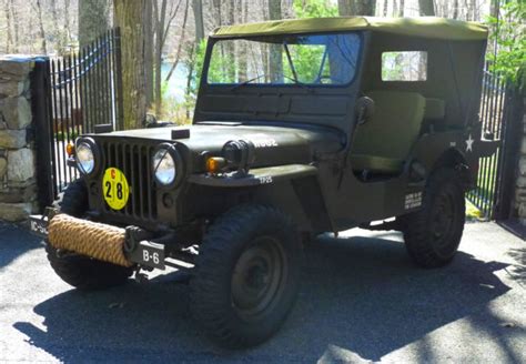 1950 Willys M38 Army Jeep Fully Restored Military Antique Classic For Sale