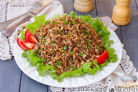 Рецепт: Рис с жареной вермишелью на RussianFood.com
