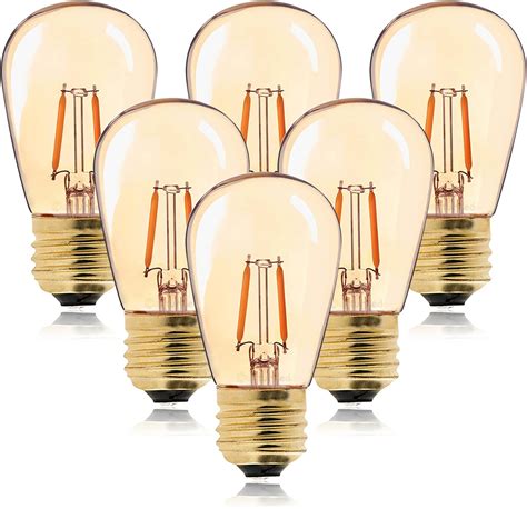 Century Light E27 Led Vintage Filament Bulbst45 1w Replace 10w Incandescent Bulbss14 Edison