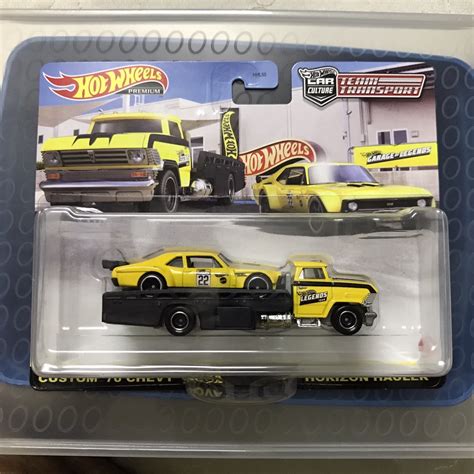 Hot Wheels Custom 70 Chevy Nova Horizon Hauler Team Transports Garage Legends Shopee Malaysia
