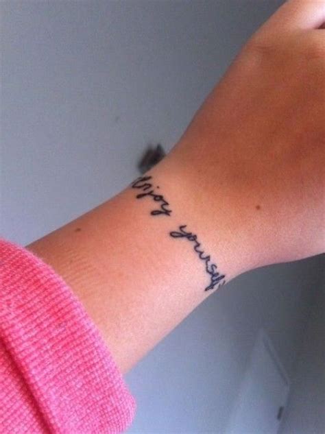 Meaningful Word Wrist Tattoo Wrist Tattoos Tattoos For Wrist