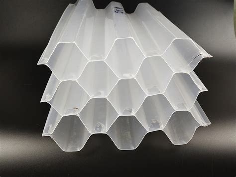 1mx1m PP PVC Hexagonal Honeycomb Plastic Inclined Tube Packing Lamella