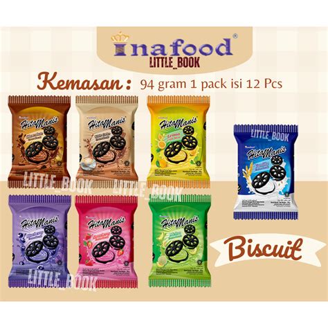 Jual Inafood Hitam Manis Cream Biskuit Gr X Pcs Shopee Indonesia