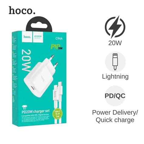 Bộ sạc Lightning Hoco C94a PD 20W