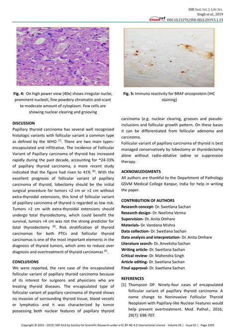 Encapsulated Follicular Variant Papillary Carcinoma Thyroid Pdf