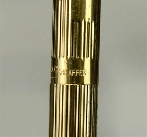 buy sheaffer targa  gold barrel fountain   karat gold  nib
