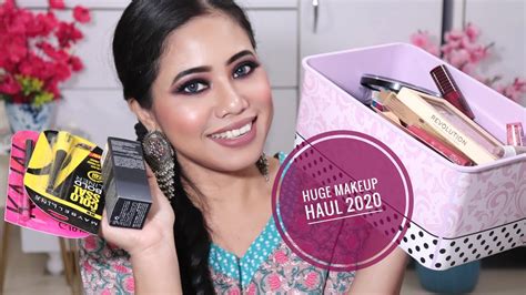 Huge Makeup Haul Nykaa Purplle Cuffsnlashes Huge Festive Makeup