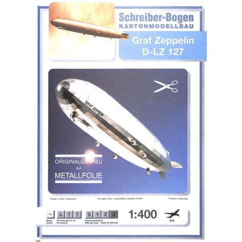 Graf Zeppelin D Lz Metal Foil Sb