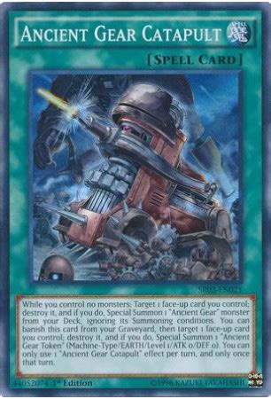 Ancient Gear Catapult SR03 EN021 Super Rare Duelshop