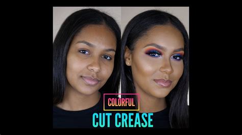 Colorful Cut Crease Youtube