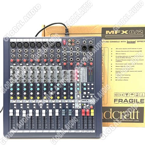 Jual Mixer Audio Soundcraft MFX 8 2 8Channel Mixer Soundcraft Mfx8