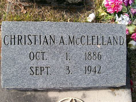 Christian Ester Anderson Mcclelland Monumento Find A Grave