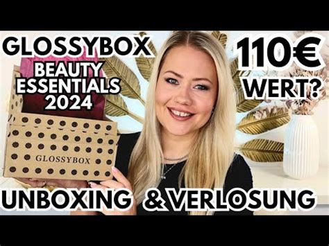 Glossybox Beauty Essentials Unboxing Verlosung Youtube