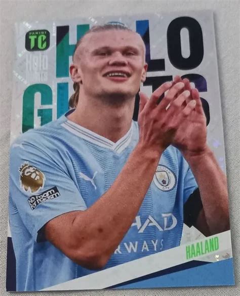 Erling Haaland Panini Top Class Holo Giants Card Eur