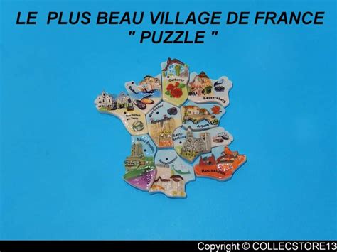 Serie Complete De Feves Le Plus Beau Village De France Puzzle F Ves