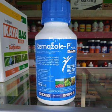 Jual FUNGISIDA REMAZOLE P 490 EC 400 ML PENGENDALI BERCAK DAUN Shopee