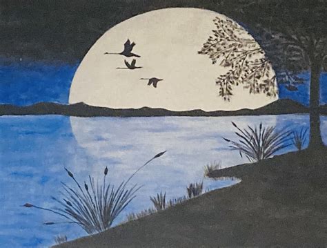 Peinture Clair De Lune