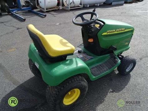 John Deere Lt155 Ride On Tractor Gas Roller Auctions