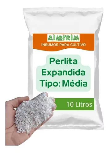 Perlita Expandida 10 Litros Grow Cultivo Parcelamento Sem Juros