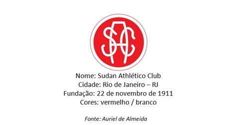 Clubes do Rio de Janeiro Sudan Athlético Club Rio de Janeiro