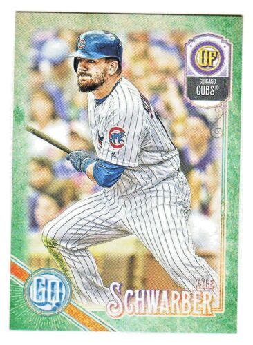 2018 Topps Gypsy Queen GREEN PARALLEL 132 KYLE SCHWARBER Philadelphia