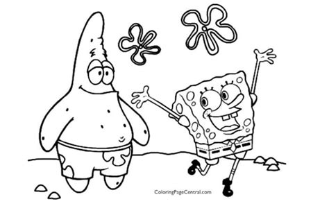 Sketsa Gambar Spongebob Keren Contoh Sketsa Gambar Gambaran - Riset