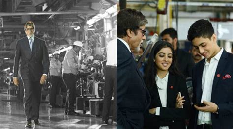 Amitabh Bachchan is working at son-in-law’s factory with grandkids ...