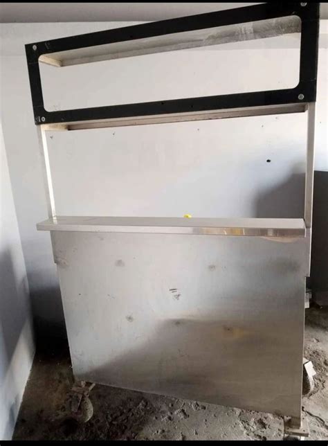 Stainless Steel Tea Stall Counter With Burner At Piece In