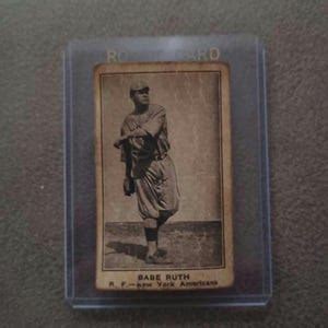 Babe Ruth Baseball Card As Shown RARE Undated American Caramel Co