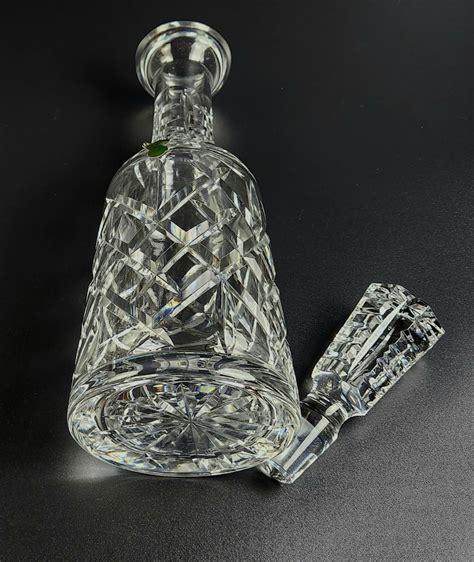 Vintage Wine Decanter And Stopper Lismore By Waterford Crystal Etsy