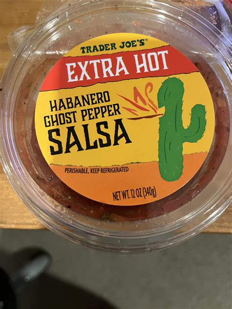 Extra Hot Habanero And Ghost Pepper Salsa R Traderjoes