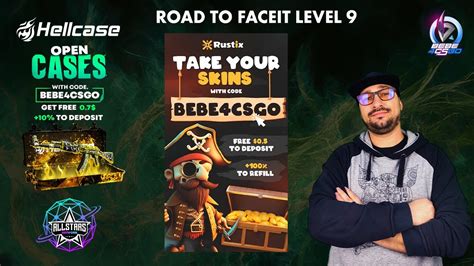 LIVE CS GOallStars Network FACEIT ROAD TO LEVEL 9 Bebe4csgo Pe