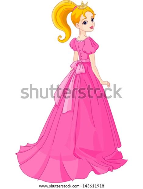 Illustration Beautiful Princess Stock Vector Royalty Free 143611918