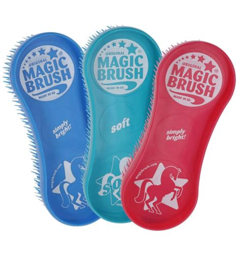 Magic Brush Jellyfish Set Of Three Horse Brushes Equishop Equestrian Shop