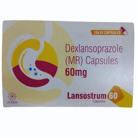 60mg Dexlansoprazole Capsule At ₹ 210box Pharmaceutical Capsules In