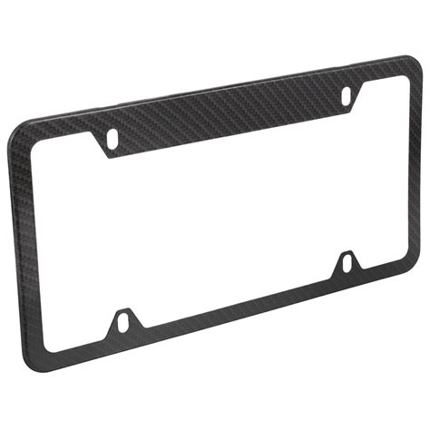 Black Licence Plate Frames Car Plate Frames License Plate Frame Bracket ...