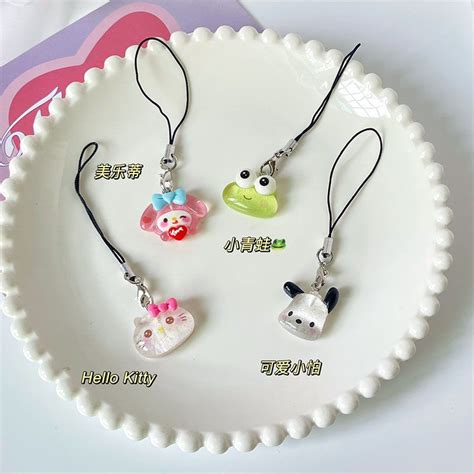 Keroppi Cartoon Frog Mobile Phone Rope Keroppi Plush Shop Official