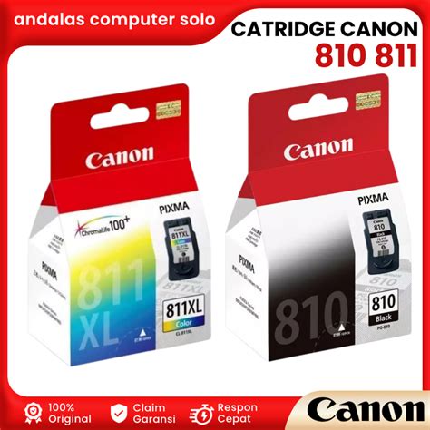 Jual Cartridge Printer Canon Cl Black Color Catridge Tinta