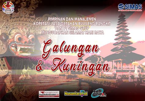 Selamat Hari Raya Galungan Dan Kuningan