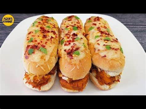 Spicy Chicken Tikka Burger Recipe By Aqsa S Cuisine Spicy Chicken